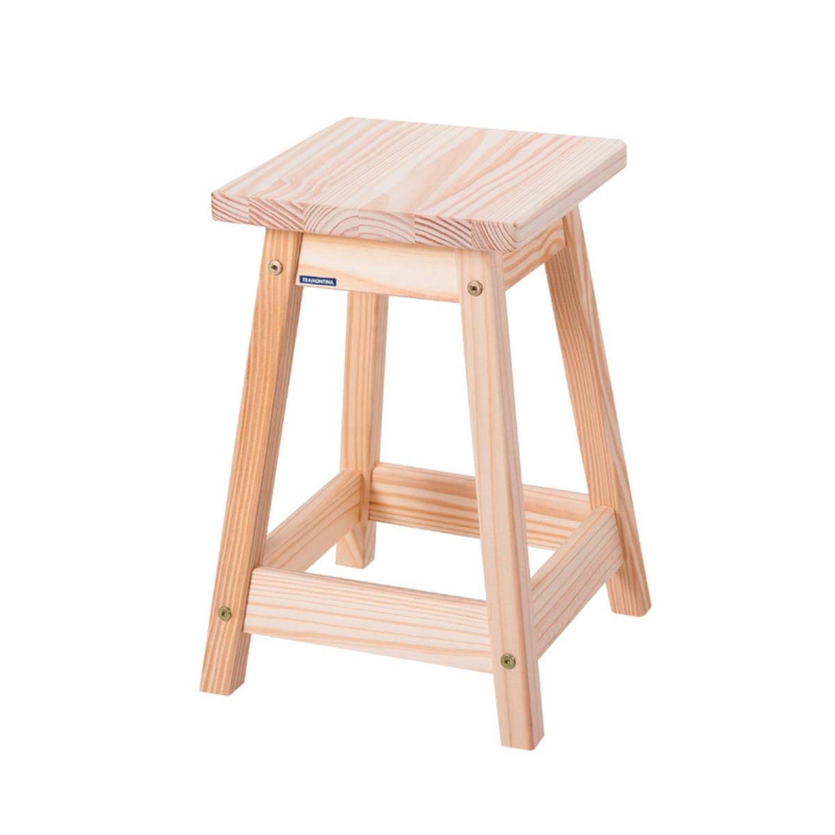 Banqueta Media Naturalle Quadra Natural Tramontina 91450047