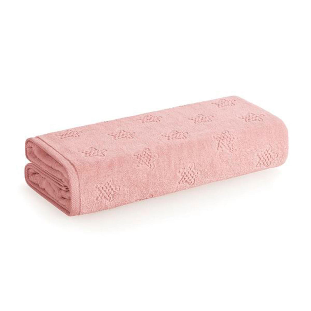 Toalha de Banho Infantil Karsten Estelar Rosa Suave 66x140 cm