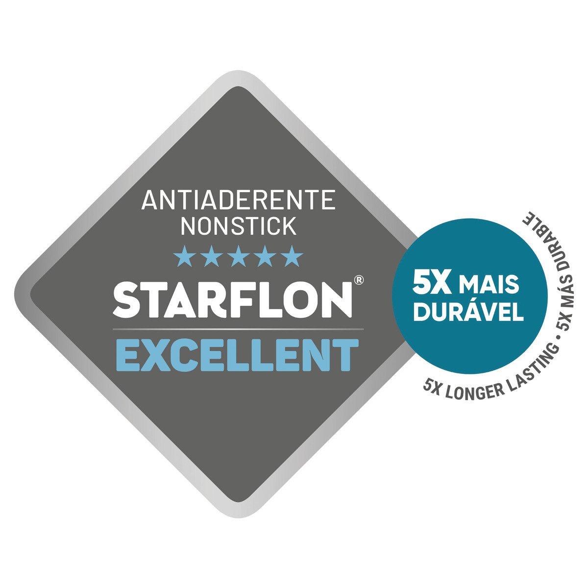 Frigideira Tramontina Trento em Ferro Fundido Esmaltado Antiaderente Starflon Excellent 30 cm 3 L