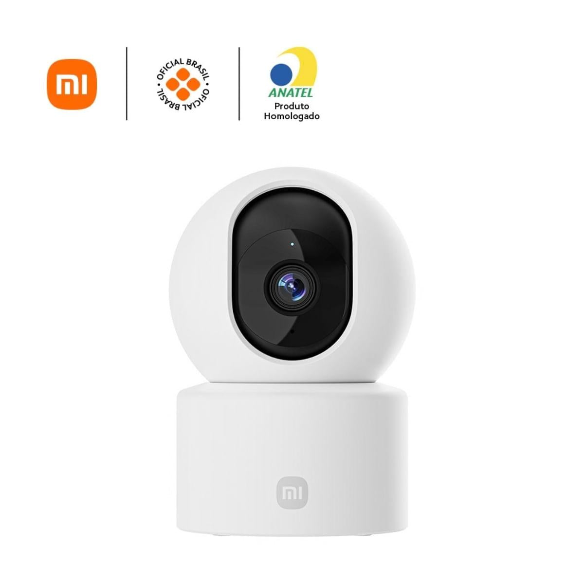 Câmera de Segurança Inteligente Xiaomi C201 360° Branca 1080p Homologada Anatel