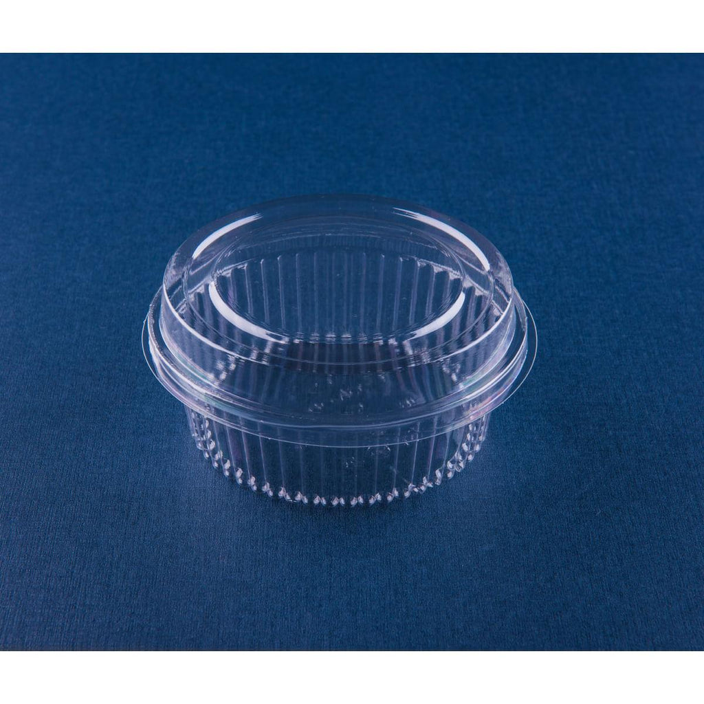 Embalagem Doce Redondo G640 Transparente 300un 170ml Galvanotek