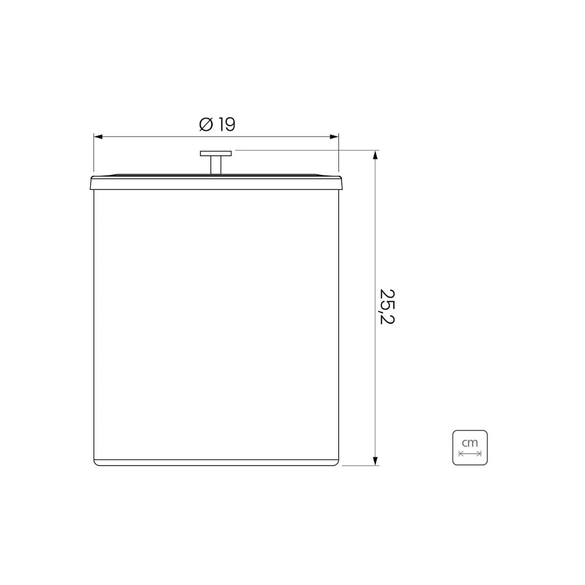 Lixeira Tramontina Útil em Aço Inox Rose Matte 5 Litros Outlet