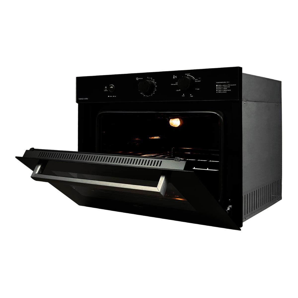 Forno a Gás de Embutir Fischer Infinity 50 litros com Grill 220V
