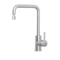 Misturador Monocomando Tramontina Angolare em Aço Inox Scotch Brite e Bica Articulada