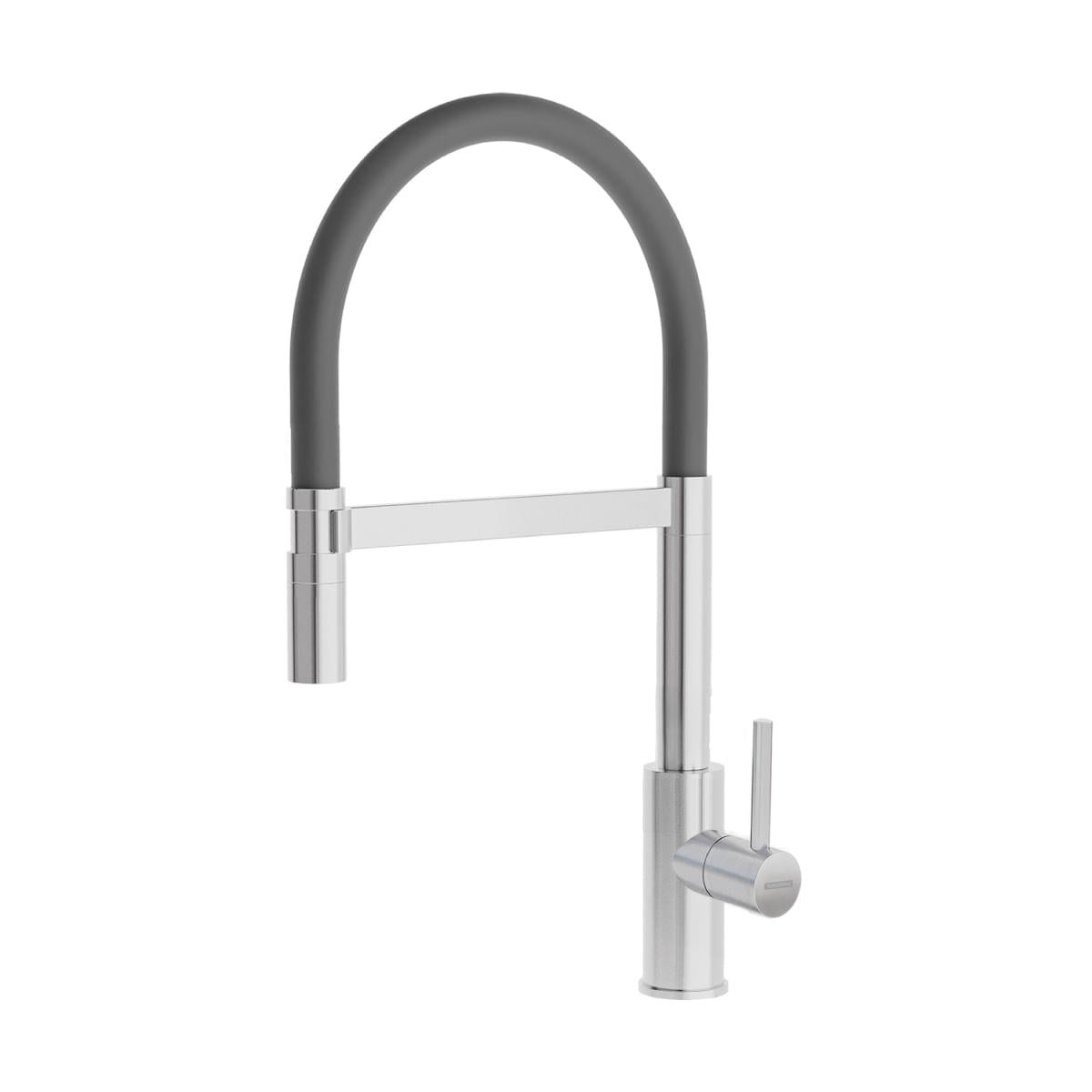 Torneira Tramontina Versatile Black em Aço Inox com Mangueira Flexível e Bica Giratória