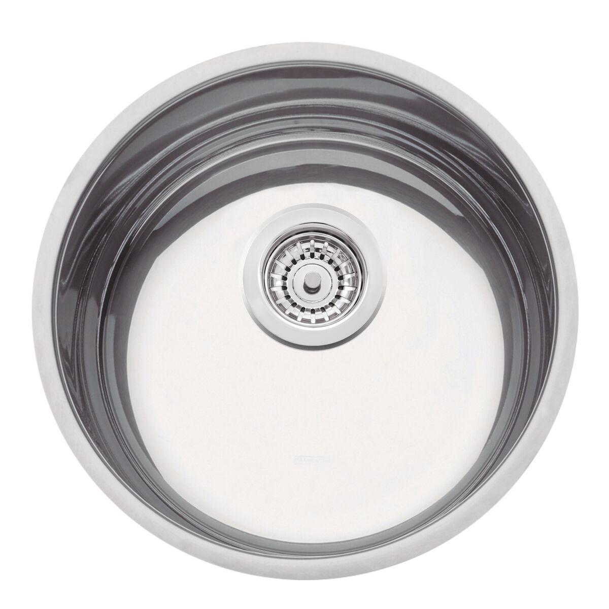Cuba de Embutir Tramontina Luna 35 BL Prime em Aço Inox  Alto Brilho 35 cm