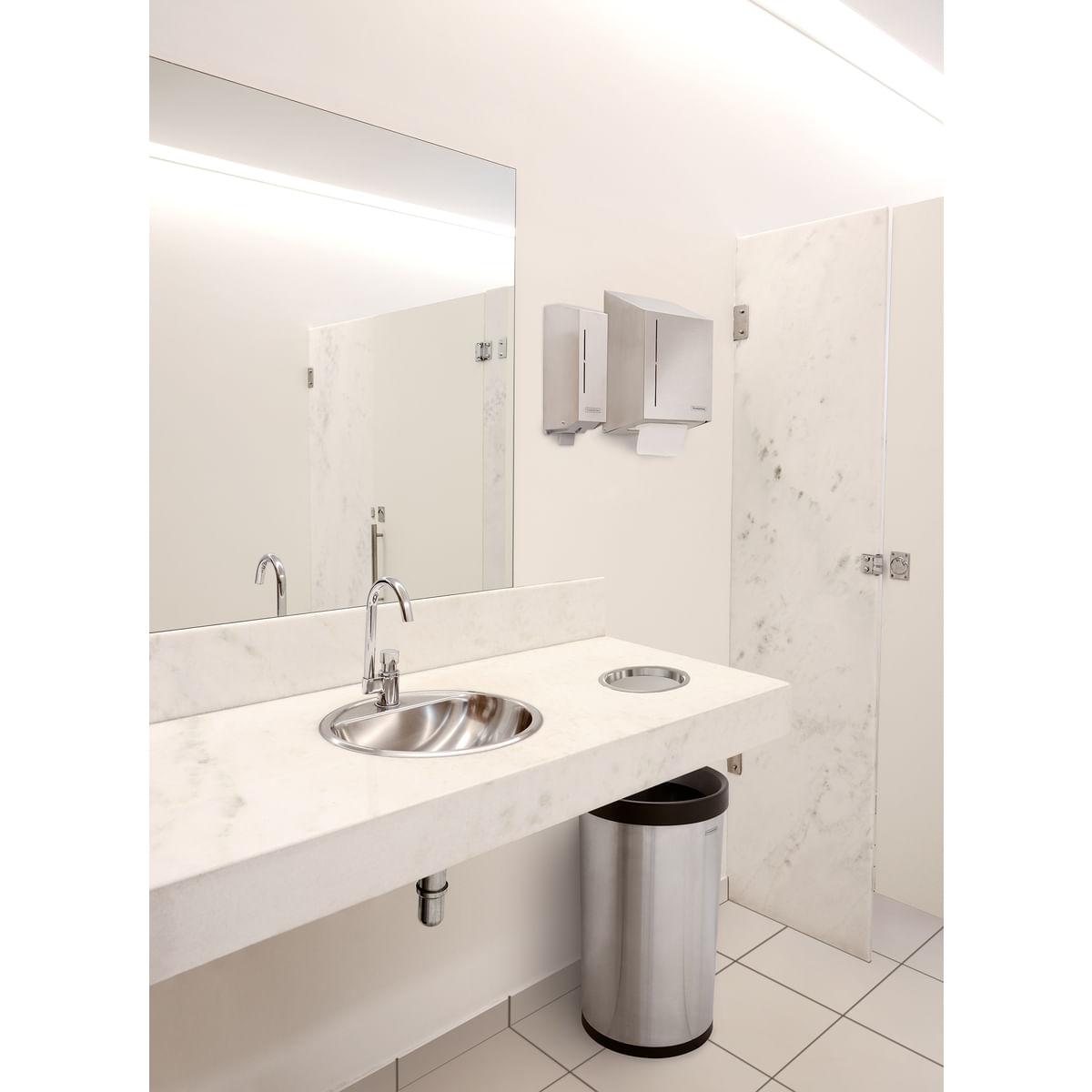Dispenser para Papel Toalha Tramontina em Aço Inox com Acabamento Scotch Brite