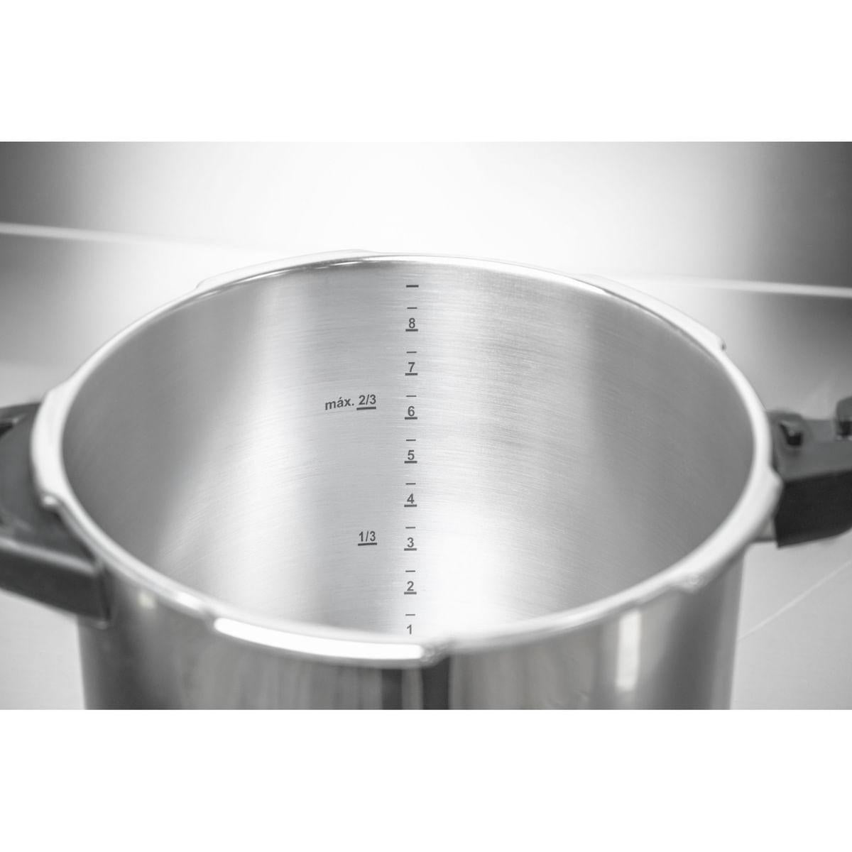 Panela de Pressão Tramontina Solar em Aço Inox 24 cm 9,5 L
