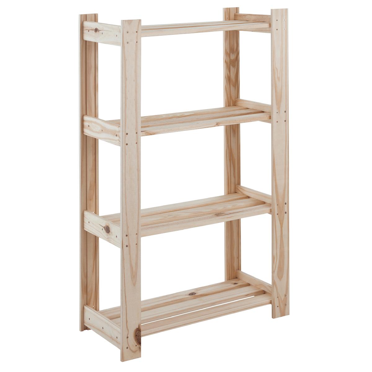 Estante para Livros com 4 Prateleiras Modulare Natural Tramontina 91620019