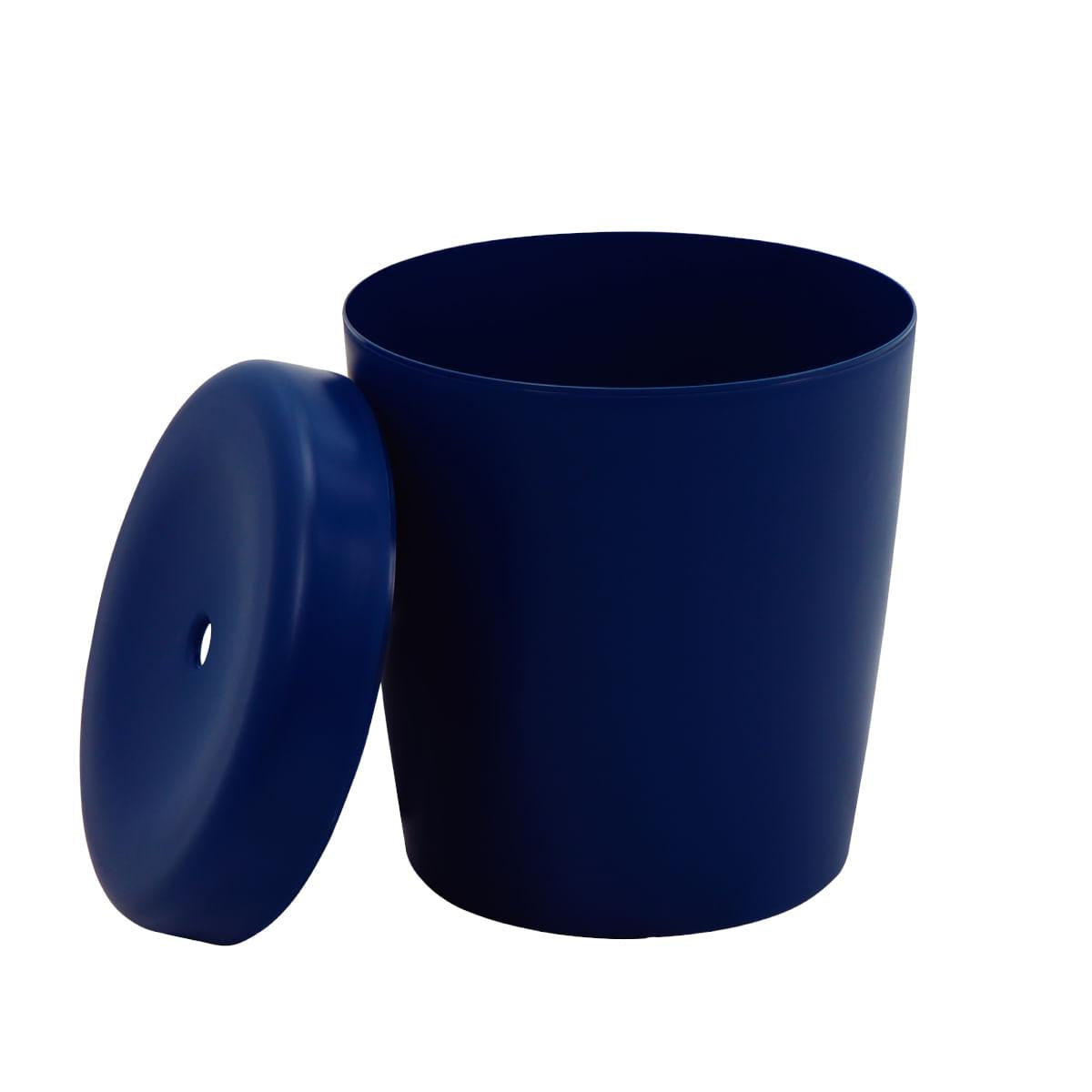 Puff Multiuso Tramontina em Polipropileno Azul Yale 35 cm