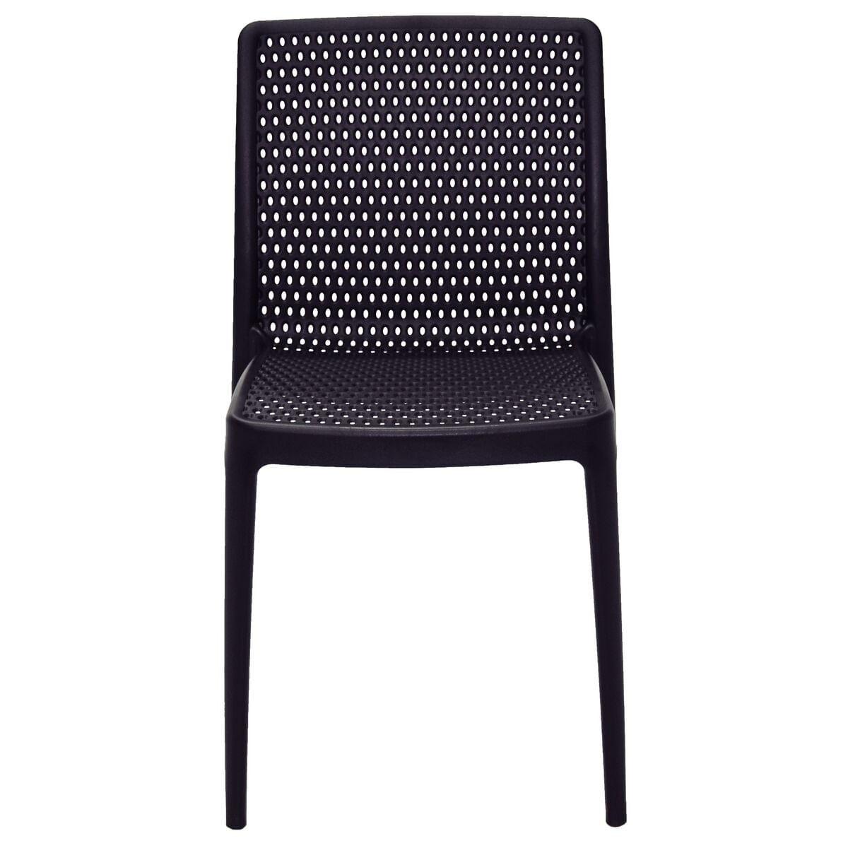 Cadeira Tramontina Isabelle Eco em Polipropileno Oceano +Clean Preto