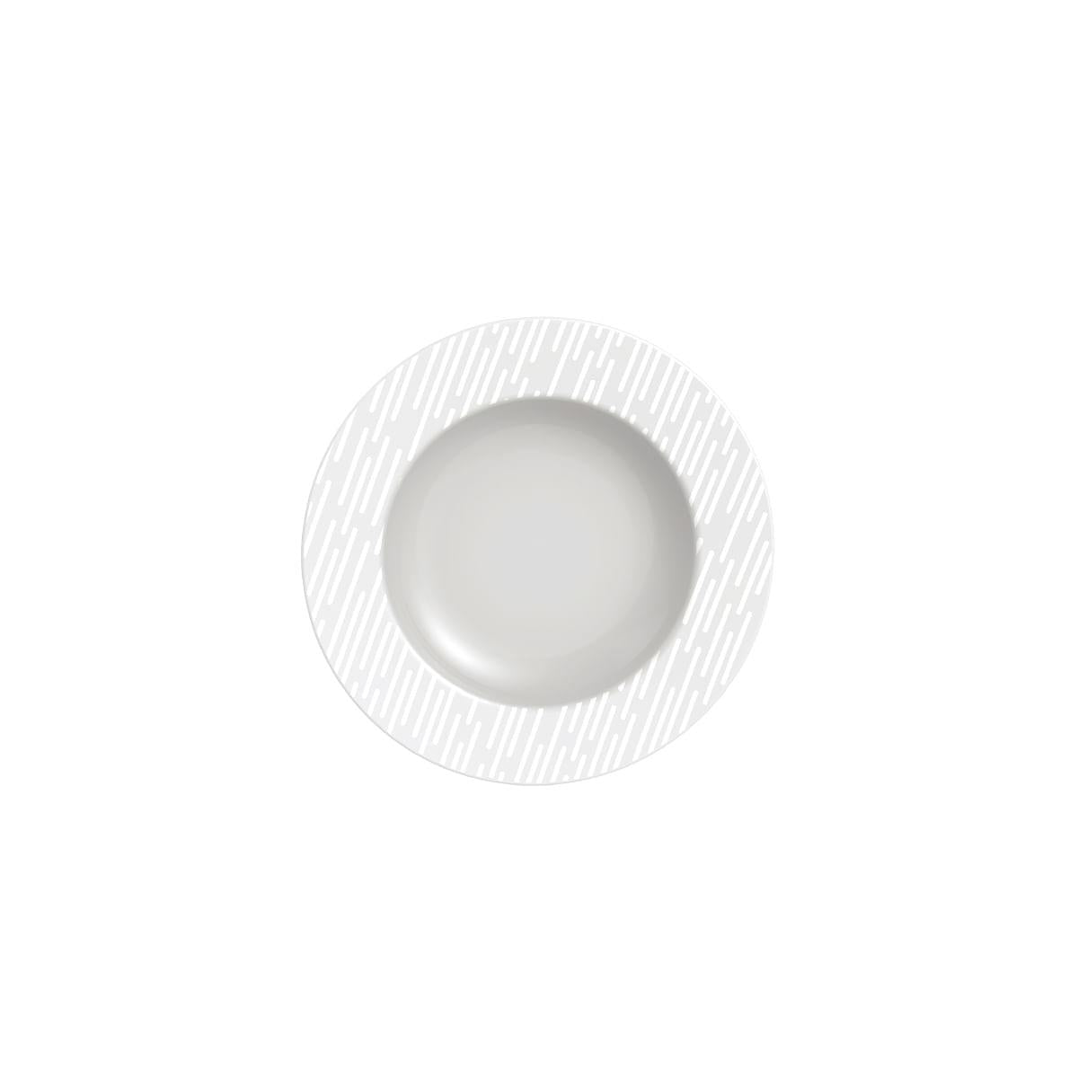 Prato Fundo Tramontina Marie em Porcelana Decorada 23 cm