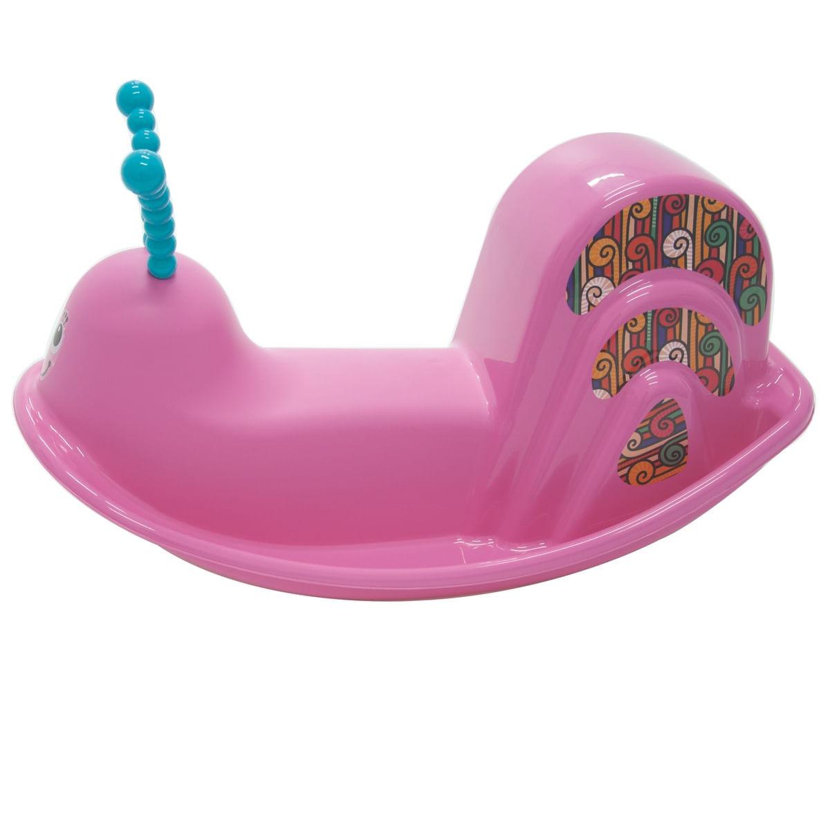 Gangorra Infantil Tramontina Dindon em Polipropileno Rosa