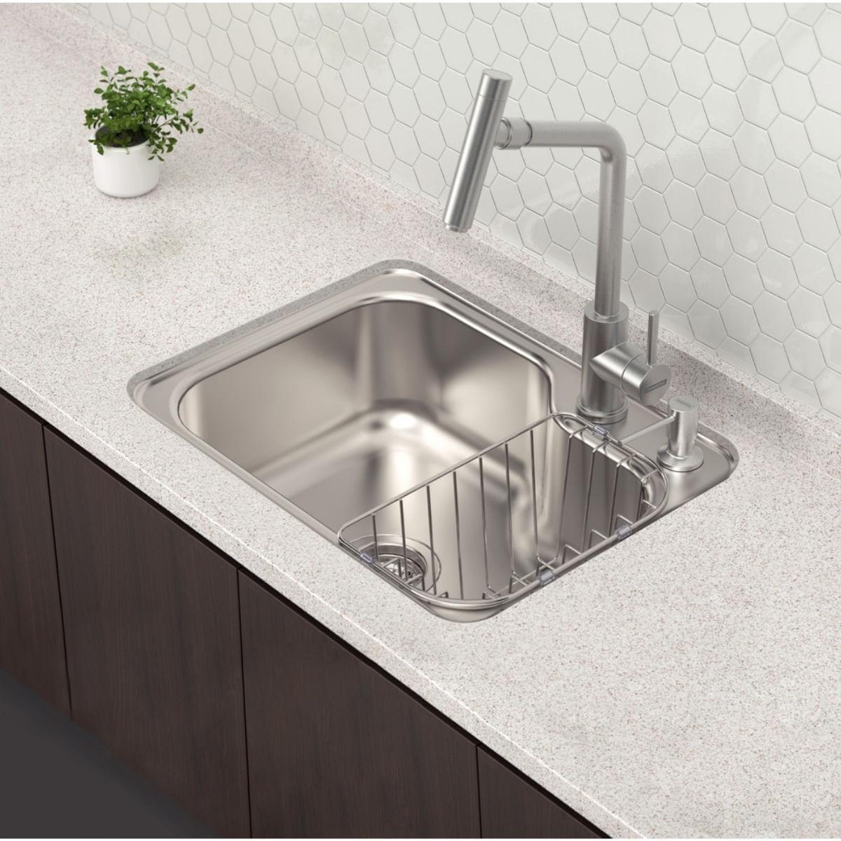 Cuba Tramontina Morgana Compact 48 FX 55x42cm Aço Inox Acetinado Outlet