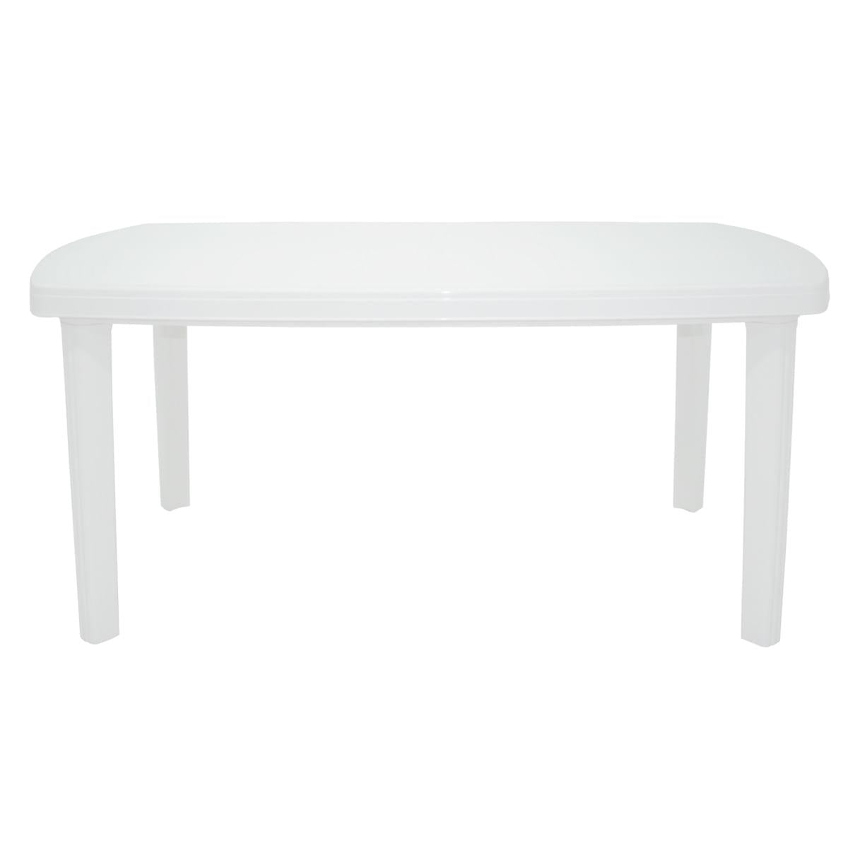 Mesa Tramontina Iporanga Branca em Polipropileno 158 x 93 cm