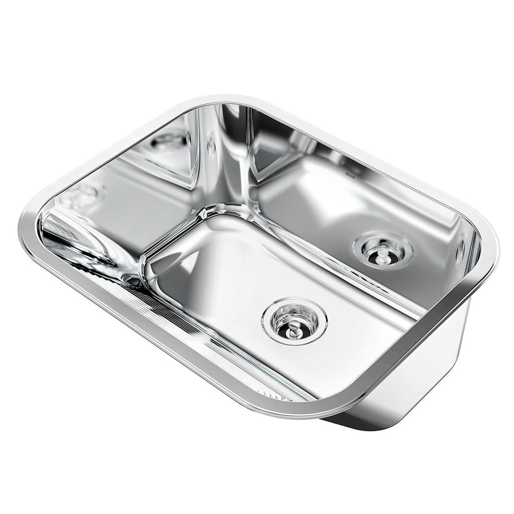 Tanque Docol 32 Litros em Aço Inox Alto Brilho 50x40 cm