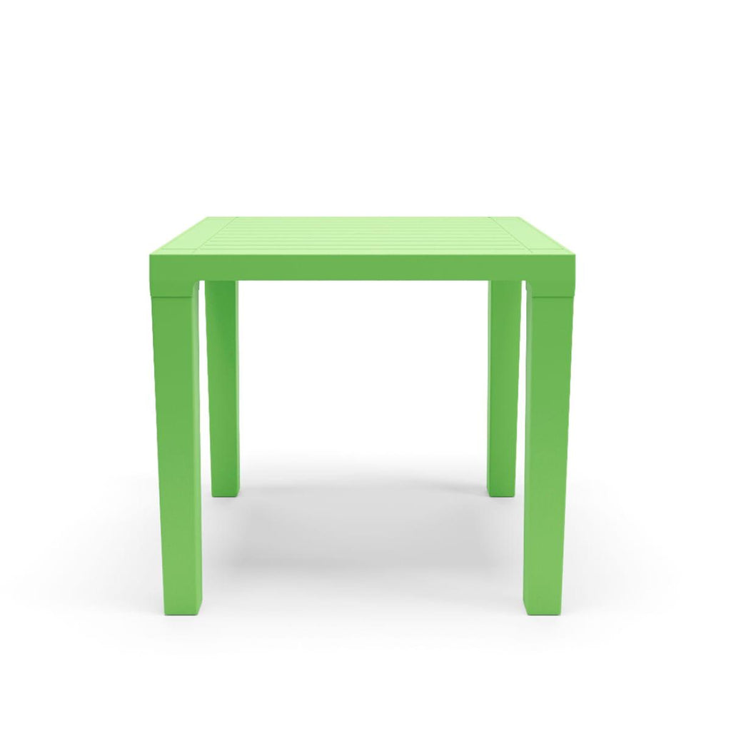 Mesa Niala Quadrada Verde Claro 80cm em Polipropileno Plaxmetal