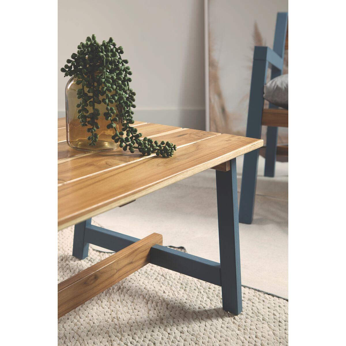Mesa de Centro Tramontina Mistral em Madeira Teca e Tauari com Acabamento Envernizado 90 x 52 cm