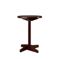 Mesa Bar Baixa Piratini 60x77cm em Madeira Maciça Castanho Acetinado