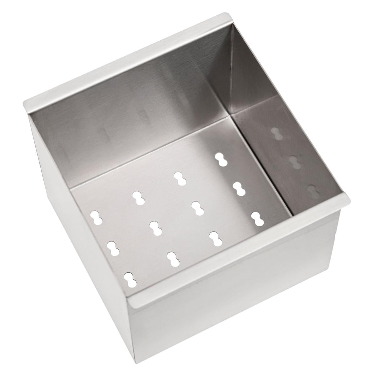 Escorredor Profundo Tramontina em Aço Inox Scotch Brite para Canal Organizador 15x15 cm