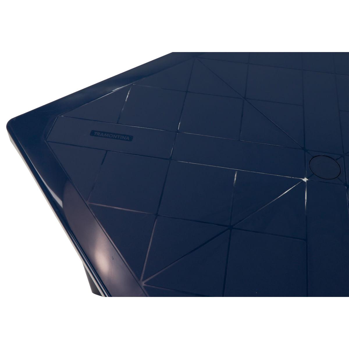 Mesa Tramontina Sancho 80x80 cm em Polipropileno Azul Navy