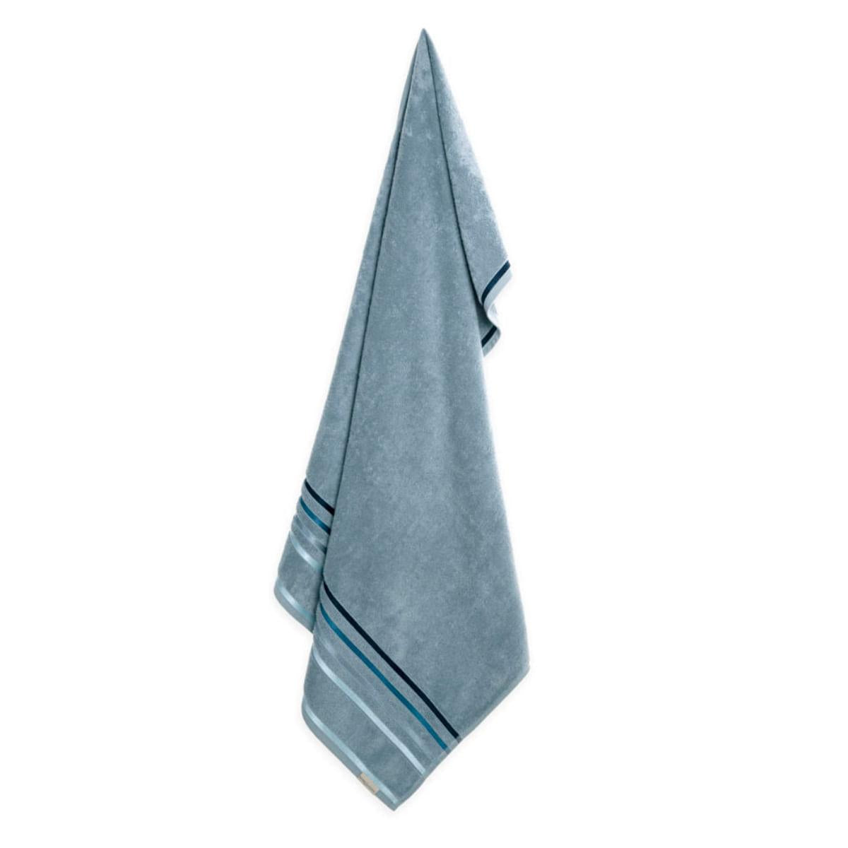 Toalha de Banho Karsten Fio Penteado Lumina Allure Azul 140x70 cm