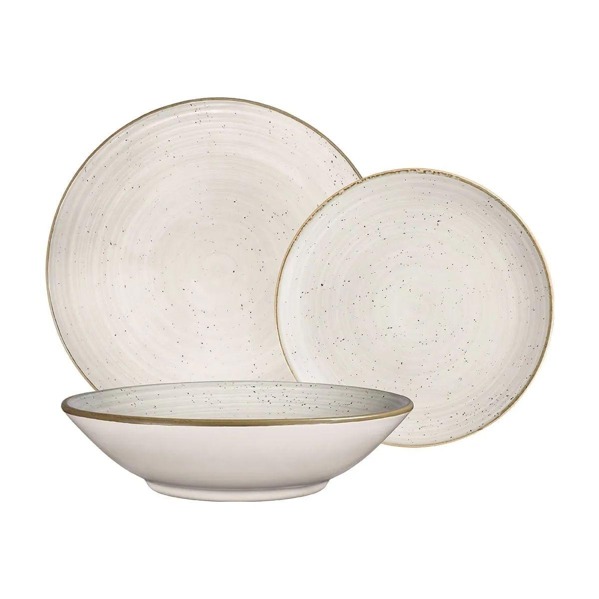 Aparelho de Jantar Oxford Unni Aquarela 12 Peças
