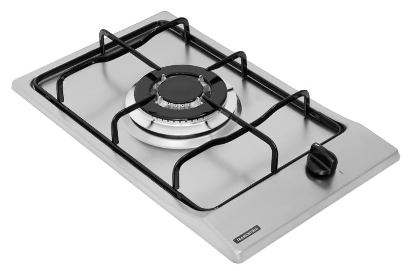 Cooktop Tramontina 1Q Gás Inox Dominó 1GX Tri 30 94700111