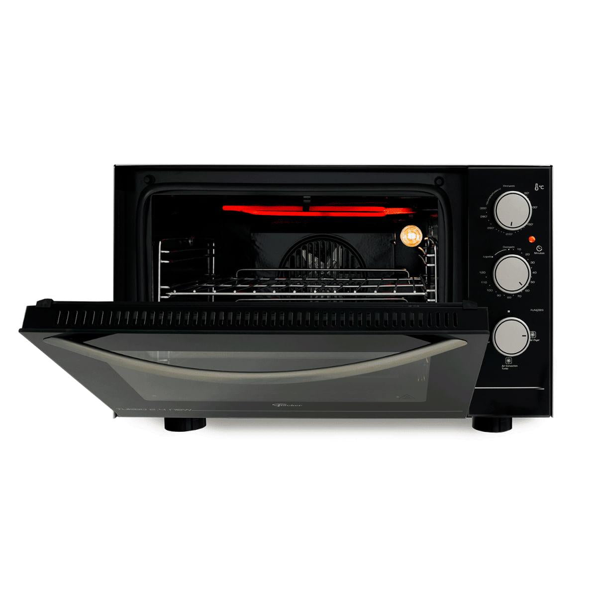 Forno Elétrico de Bancada Fischer Turbo 2.4 New 48 litros com Air Fryer 220V