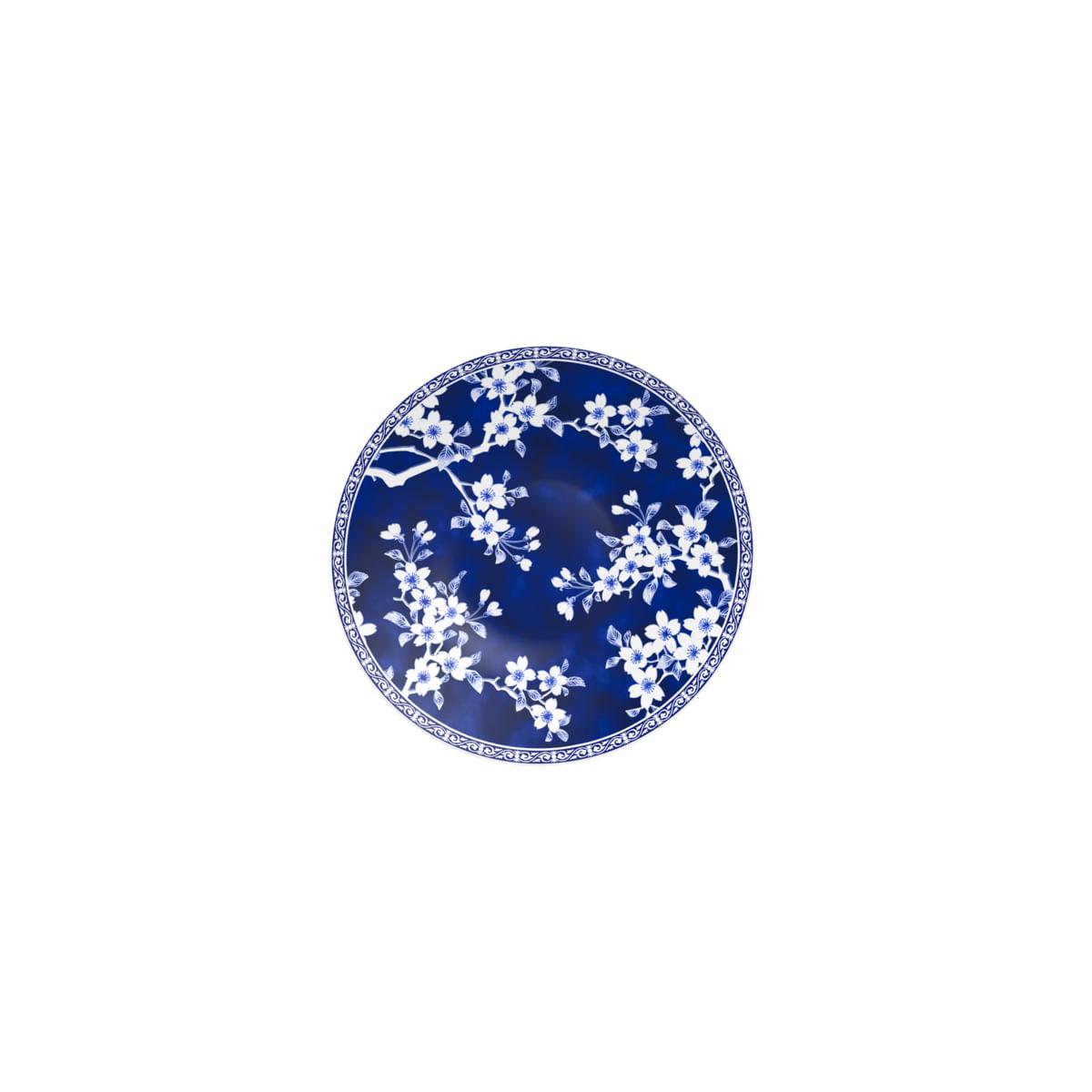 Prato Sobremesa Tramontina Umeko em Porcelana Decorada 21 cm