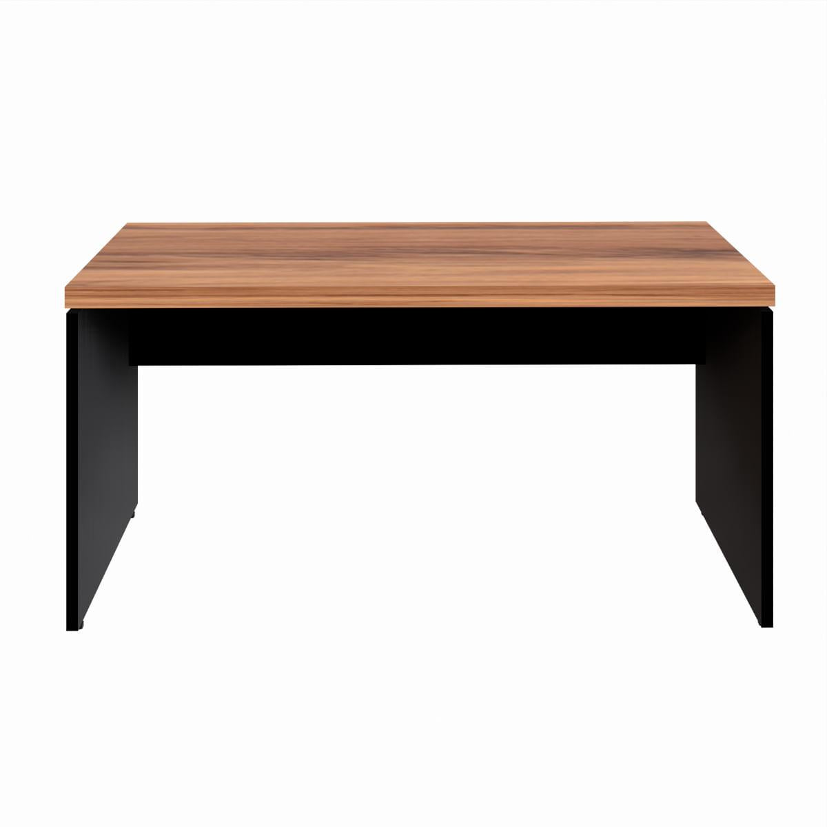 Mesa para Escritório 150x60 cm Nogal Preto Fosco Marin Brasil
