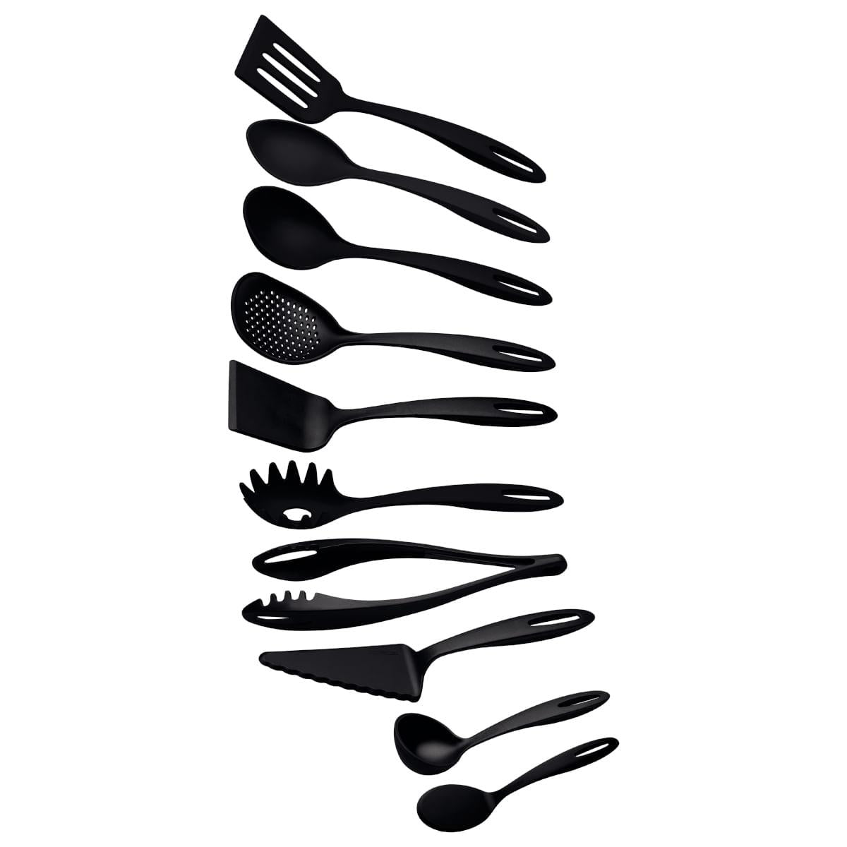 Jogo de Utensílios Tramontina Ability em Nylon Preto 10 Peças