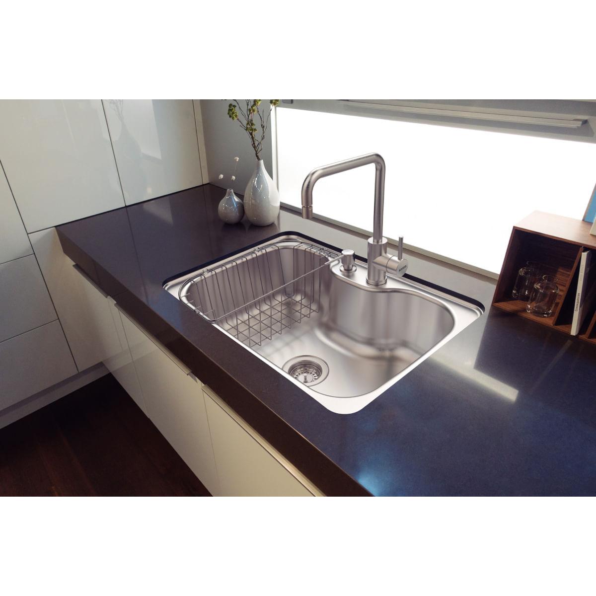 Cuba Morgana Tramontina Undermount 69x49 cm Aço Inox Acetinado
