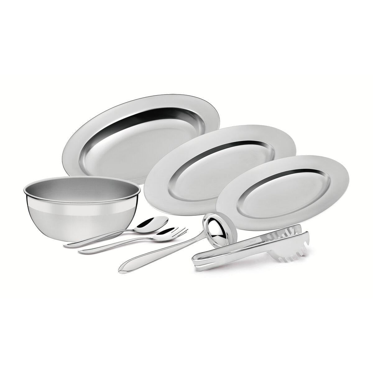 Kit para Servir Tramontina Buena em Aço Inox 8 Peças