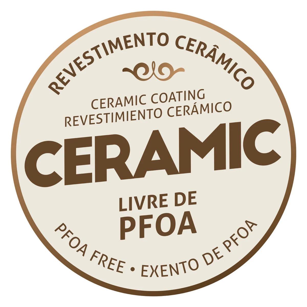 Jogo de Panelas Multiuso Tramontina Ítria em Alumínio com Revestimento Cerâmico Vermelho 10 Peças