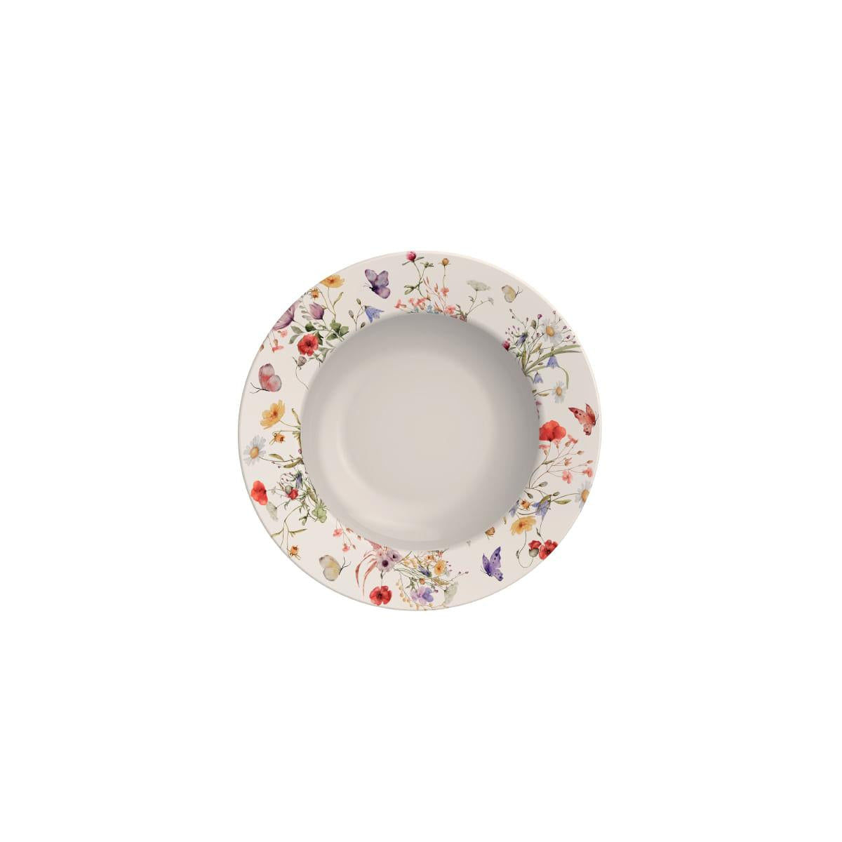 Aparelho de Jantar Tramontina Ana Clara em Porcelana Decorada 20 Peças