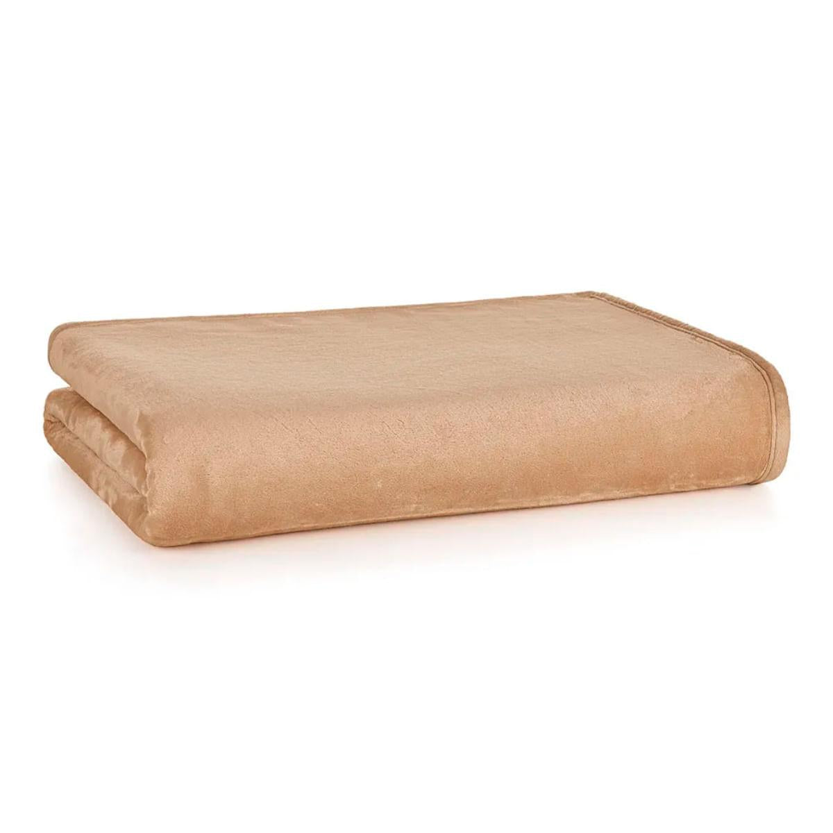 Cobertor Queen Peluciado Karsten Belmond Creme 260x240 cm