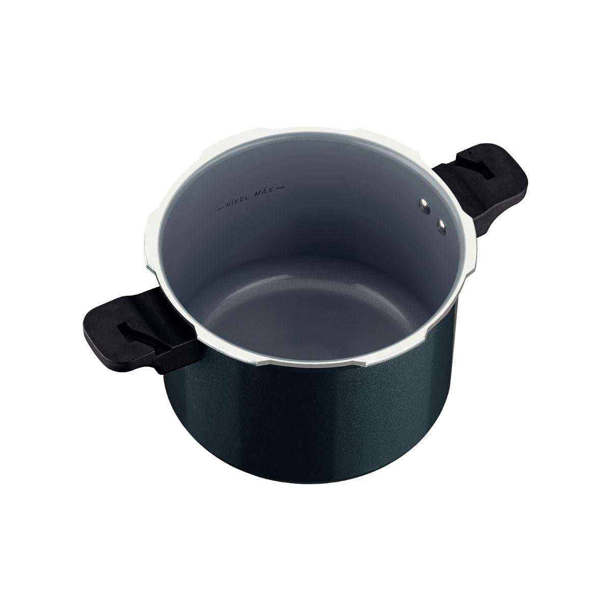 Panela de Pressão Tramontina Torino 4,5 Litros 20 cm Verde em Alumínio com Revestimento Cerâmico Fundo de Indução