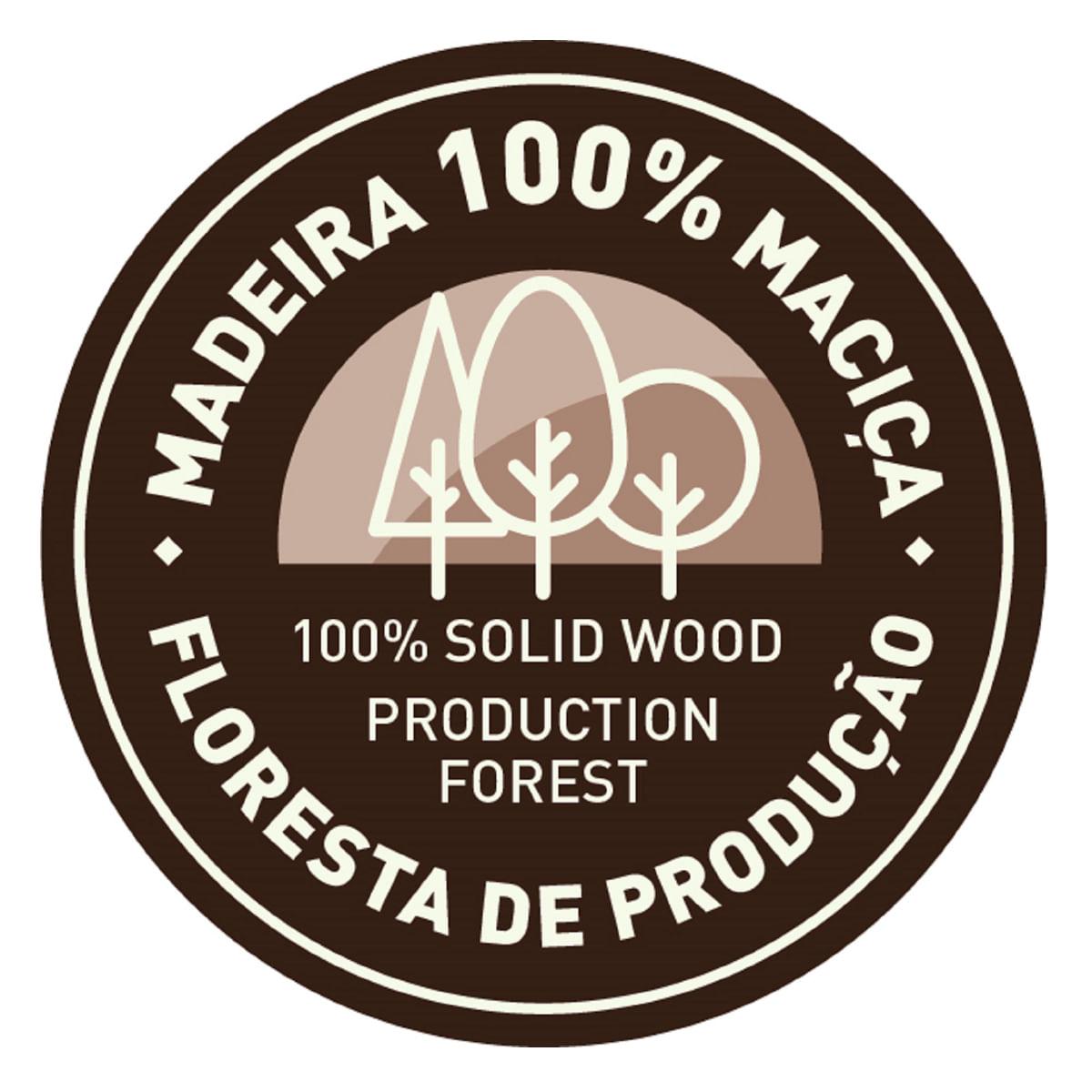 Banqueta Infantil Tramontina em Madeira Pinus Natural Envernizada