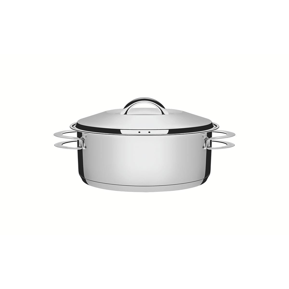 Jogo de Panelas Tramontina Solar 4 Peças Aço Inox Fundo Triplo