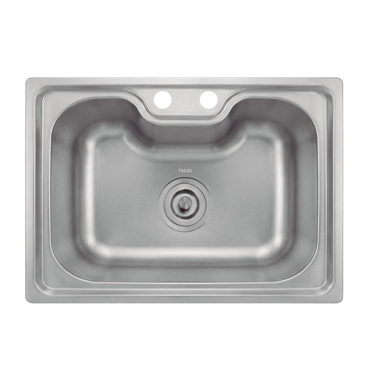Cuba para Cozinha Gourmet Aço Inox 50x40 cm com Cesto e Dosador Tuizi