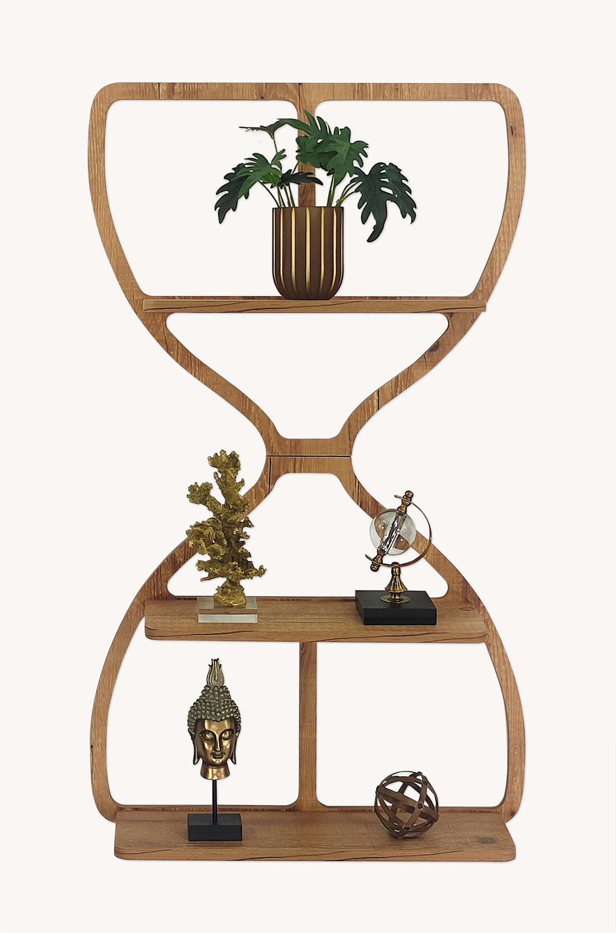 Estante Ampulheta Madeirado Woodyou