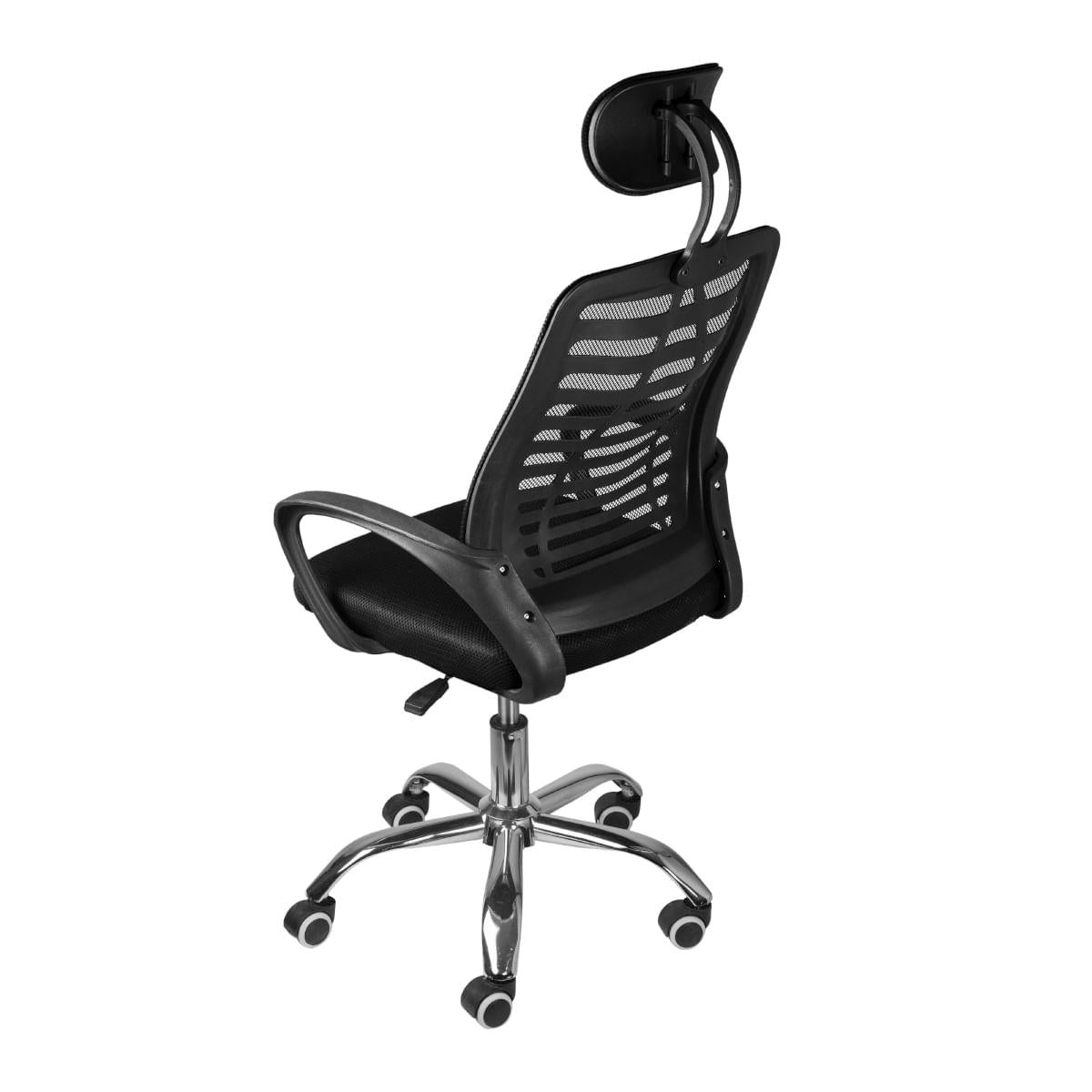 Cadeira de Escritório Giratória Viena Preto Encosto Tela Mesh Or Design