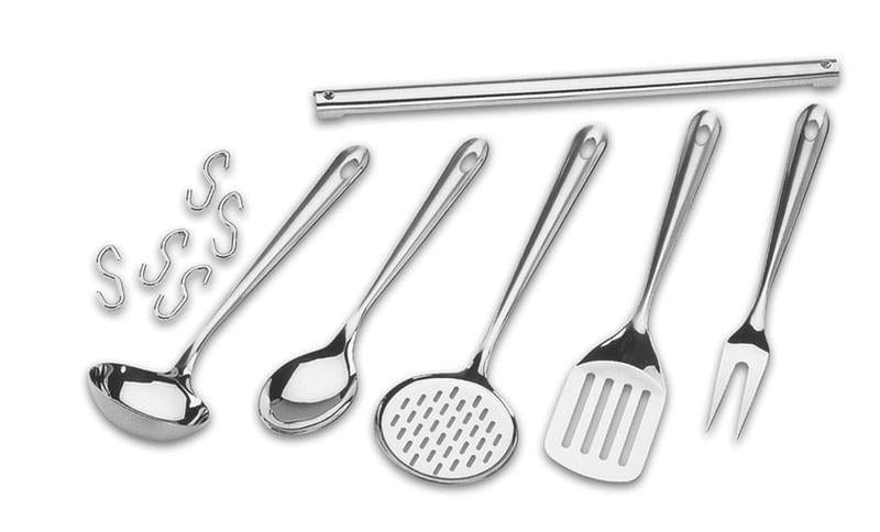 Jogo de Utensílios Aço Inox 6 Peças Tramontina 66812700