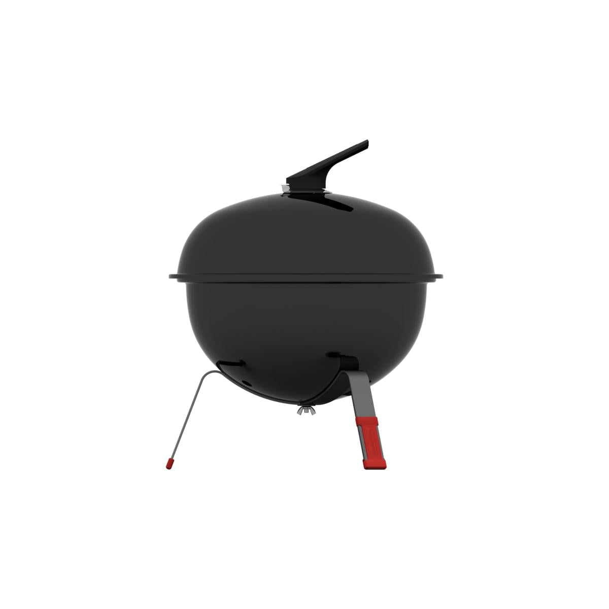 Churrasqueira Portátil a Carvão Tramontina TCP 320L com Tampa em Aço Esmaltado Grelha e Utensílios em Aço Inox