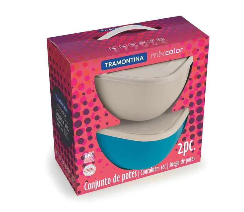 Conjunto de potes 2 peças Mix Color Tramontina 25099950