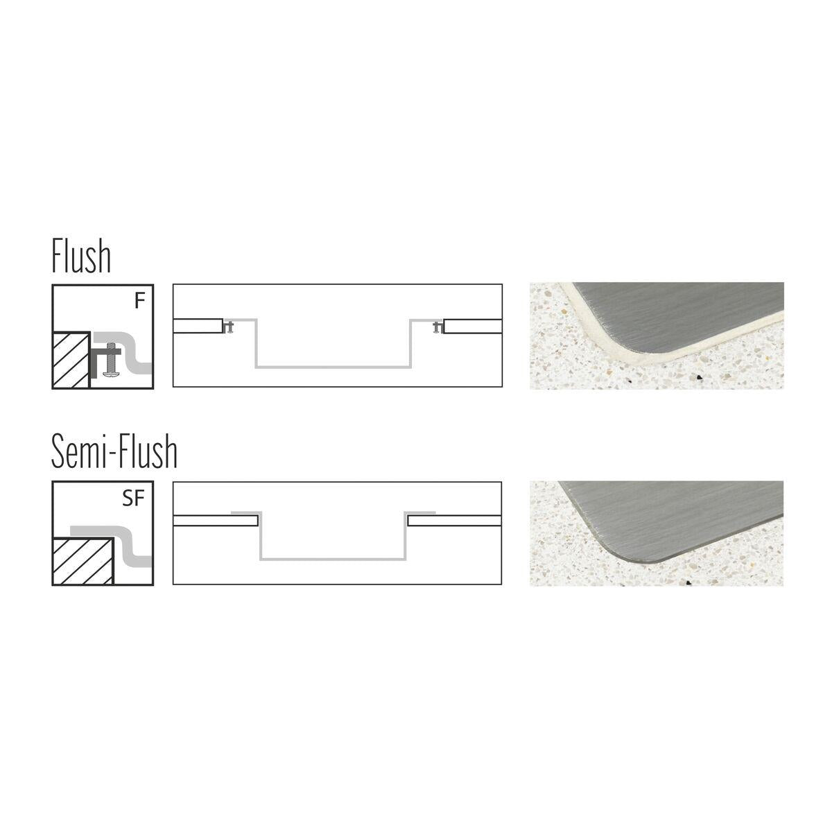 Cuba Tramontina Quadrum 50 em Aço Inox com Acabamento Scotch Brite 50 x 40 cm