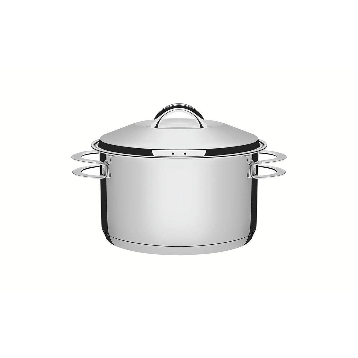 Jogo de Panelas Tramontina Solar 4 Peças Aço Inox Fundo Triplo