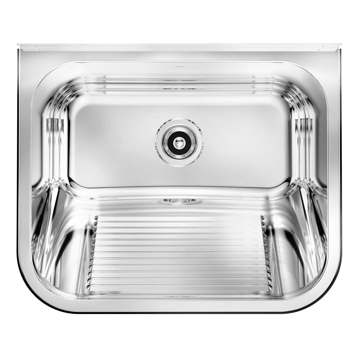 Tanque de Parede Docol 32 Litros em Aço Inox Alto Brilho 55x45 cm