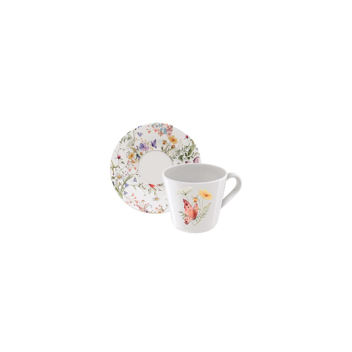 Aparelho de Jantar Tramontina Ana Clara em Porcelana Decorada 20 Peças